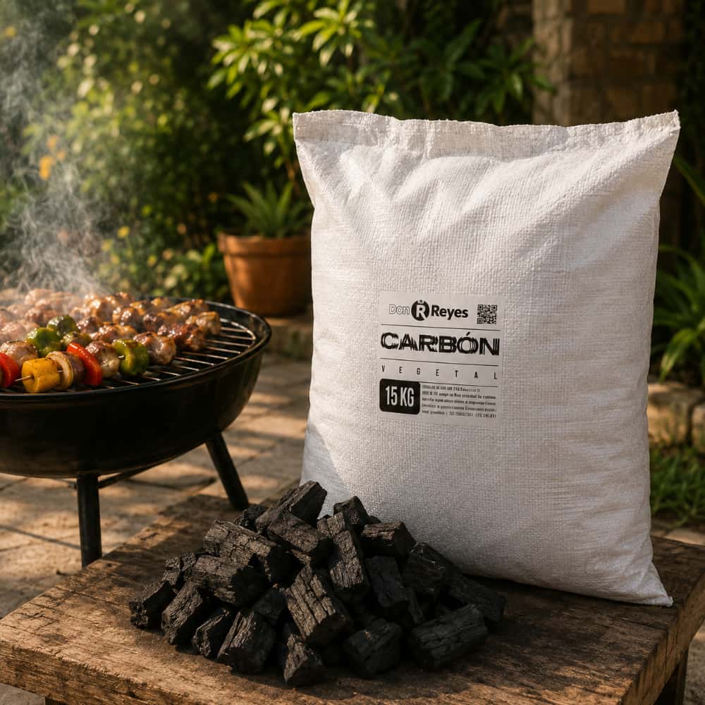 Carbón vegetal Don Reyes (15 kg / 33.07 lb) - Miniatura 5
