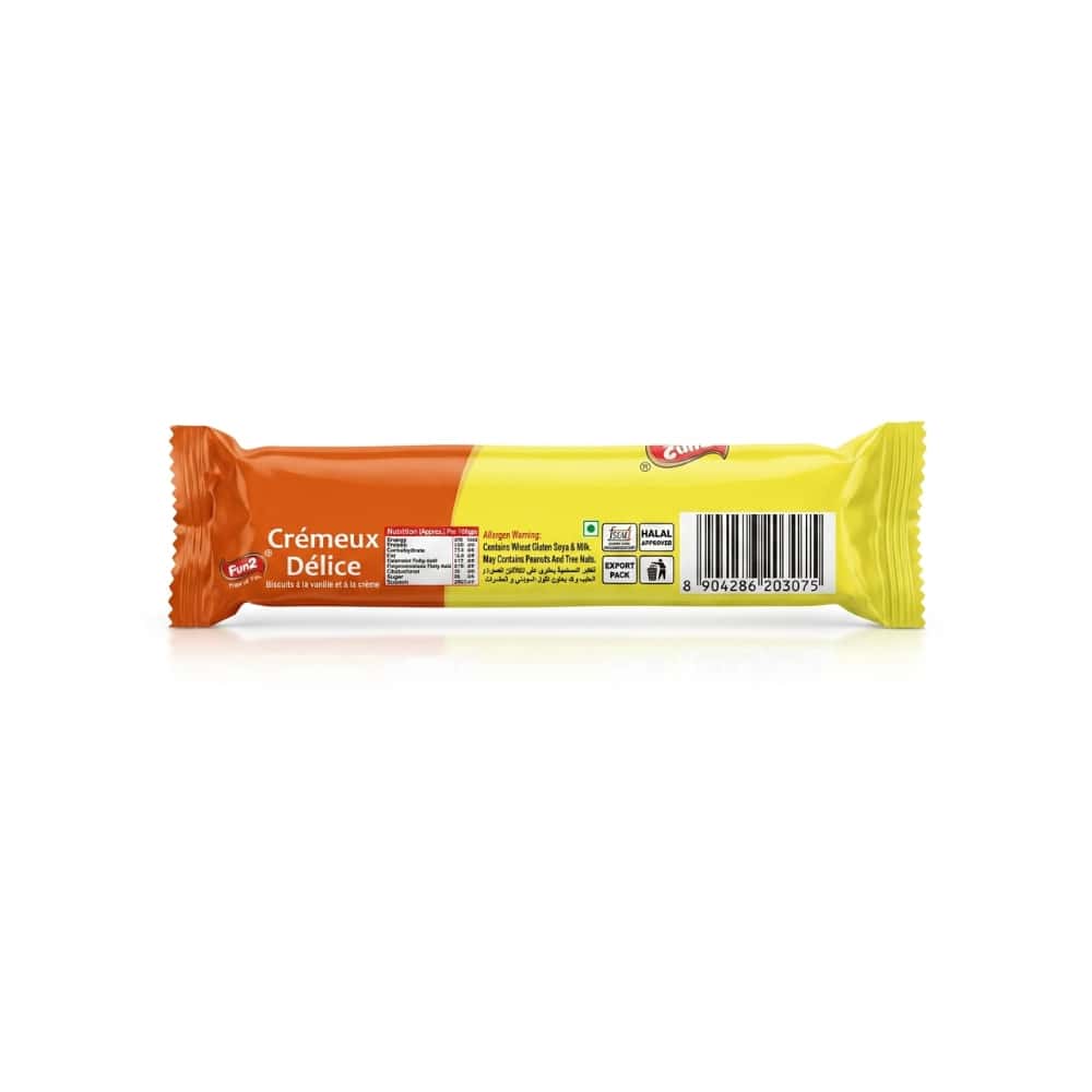 Galletas de Crema Sabor Naranja Fun2 (20 g) - Miniatura 3