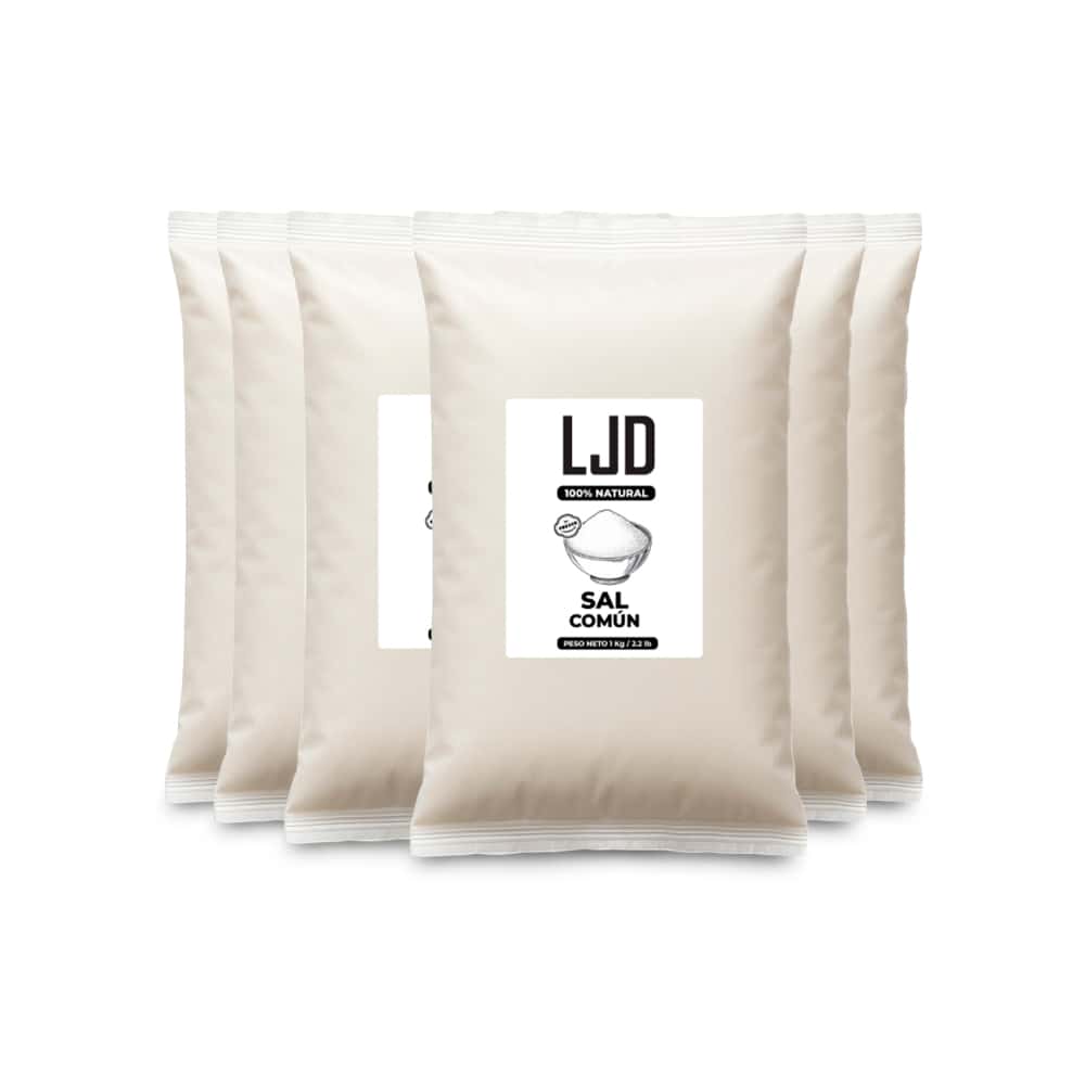 Sal común LJD (6 x 1 kg / 2.2 lb) - Miniatura 1
