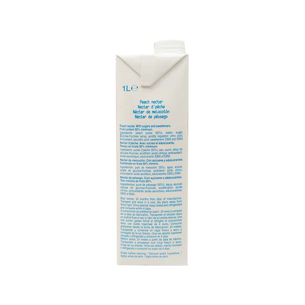 Jugo de melocotón Santa Isabel (1 L) - Miniatura 2