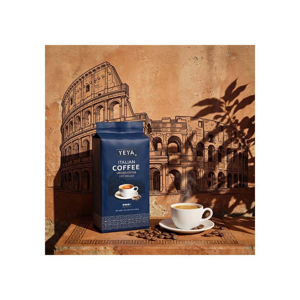 Café espresso Italiano YEYA (250 g / 8.8 oz) - Miniatura 4