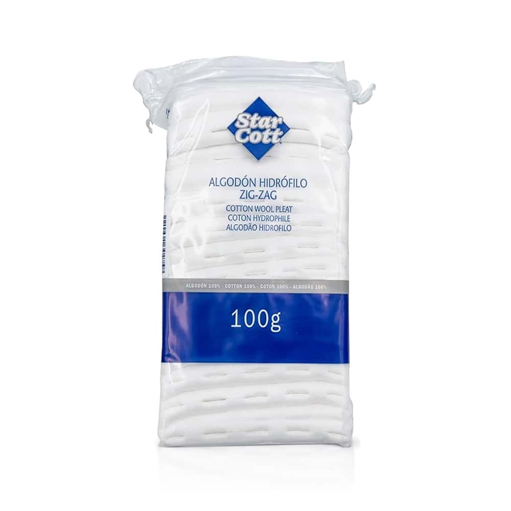 Algodón hidrófilo en Zig-Zag Star Cott (100 g / 3.52 oz) - Miniatura 1