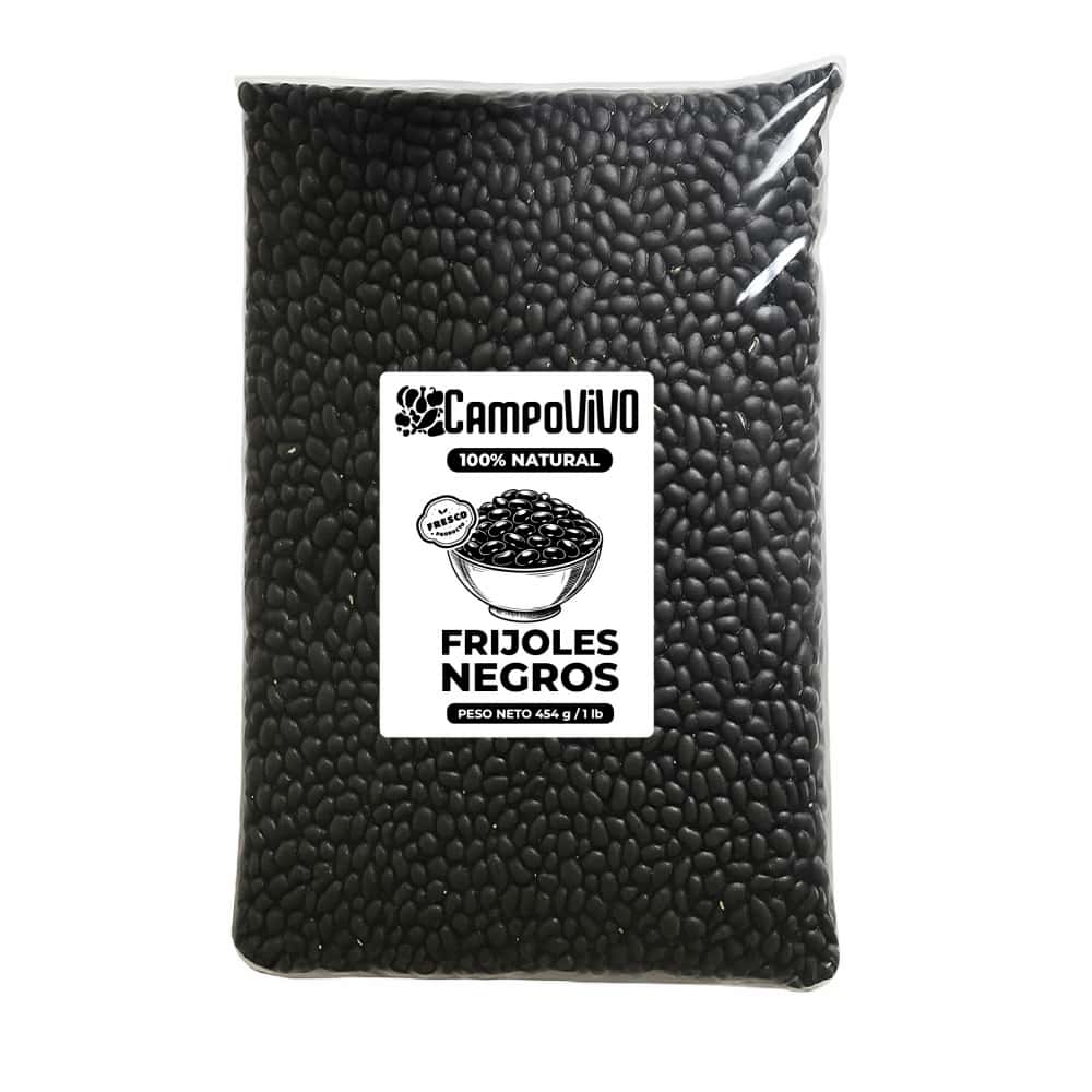 Frijoles negros Campo Vivo (454 g / 1 lb) - Miniatura 1