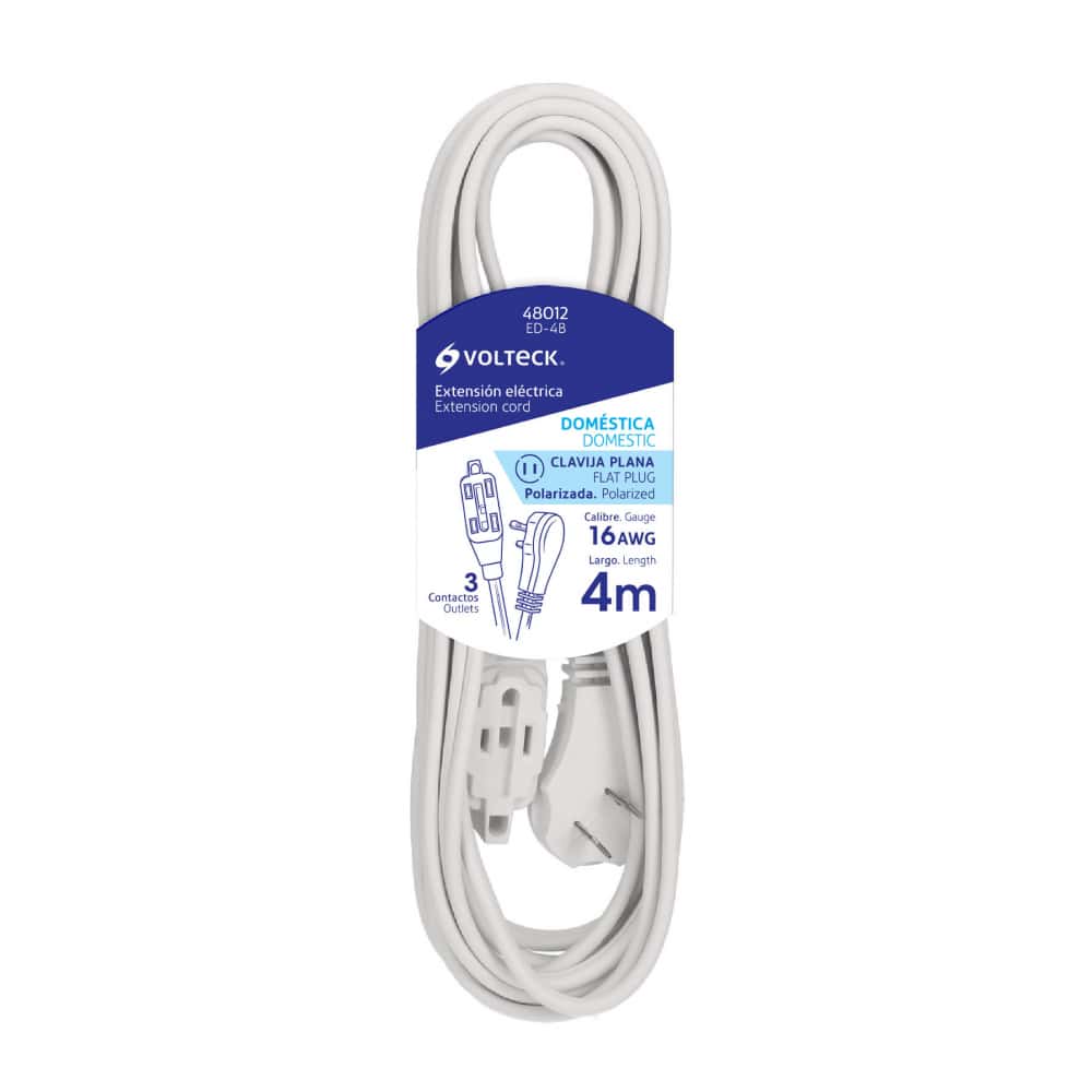 Extensión eléctrica de 4 m Volteck 48012 - Miniatura 1