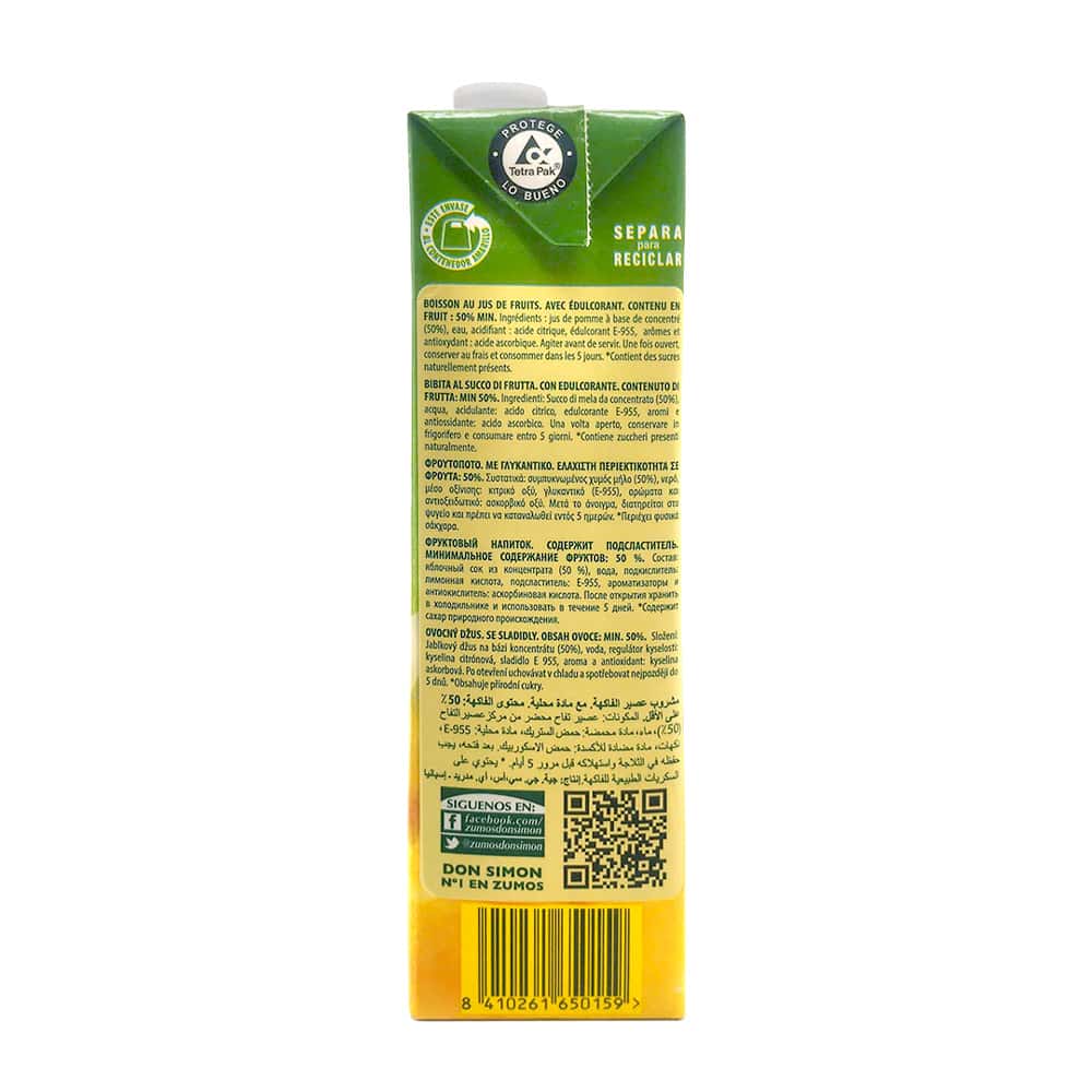 Jugo de manzana Don Simon (1 L) - Miniatura 4