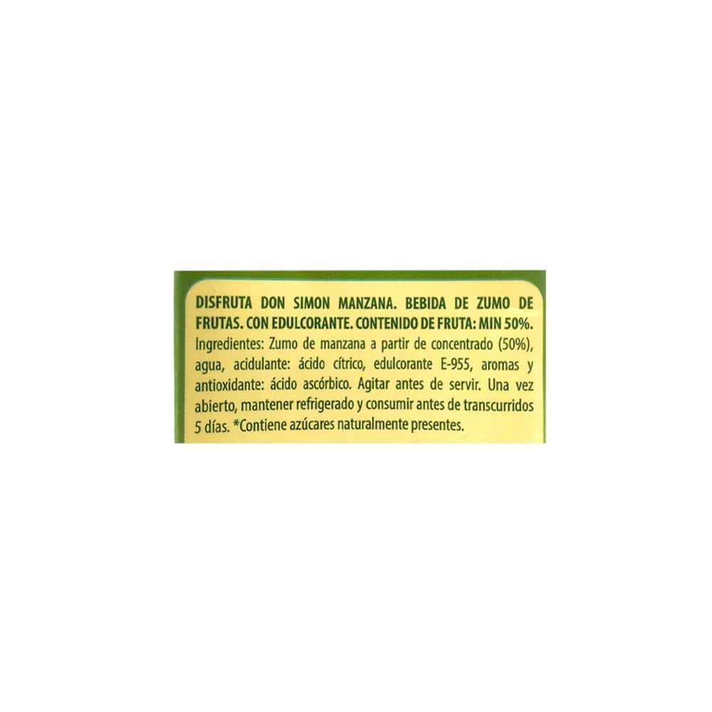 Jugo de manzana Don Simon (1 L) - Miniatura 3