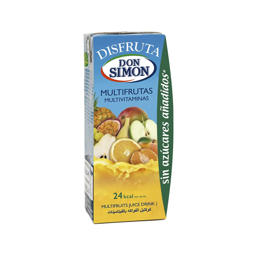 Zumo - jugo - multifrutas multivitaminas Disfruta Don Simon (30 x 200 ml) - Miniatura 2