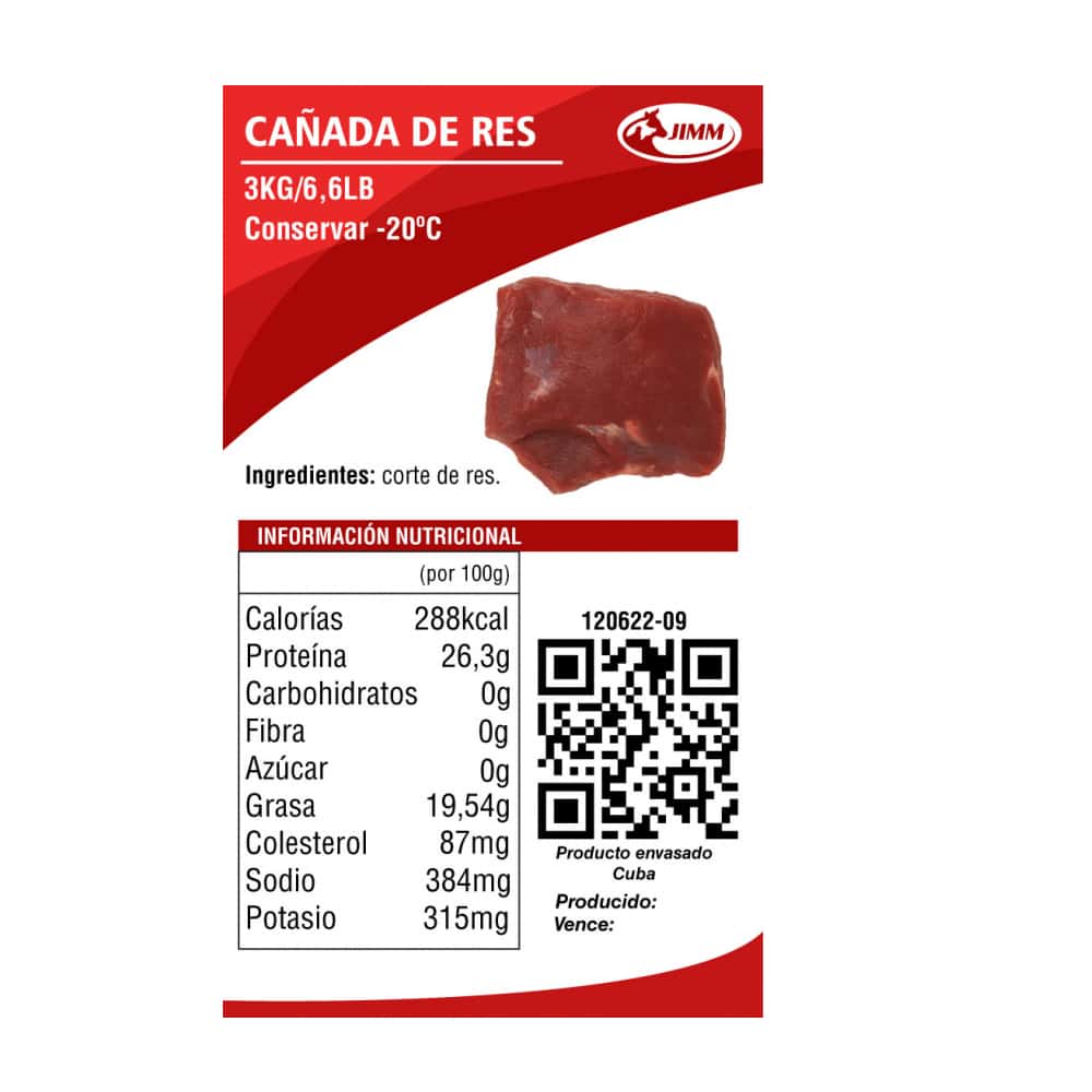 Cañada de res Jimm (3 kg / 6.6 lb) - Miniatura 5