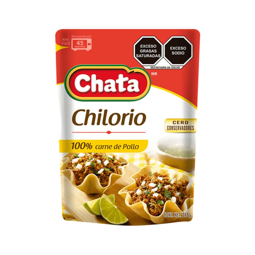 Carne 100% de pollo condimentada Chilorio Chata (215 g / 7.58 oz) - Miniatura 1