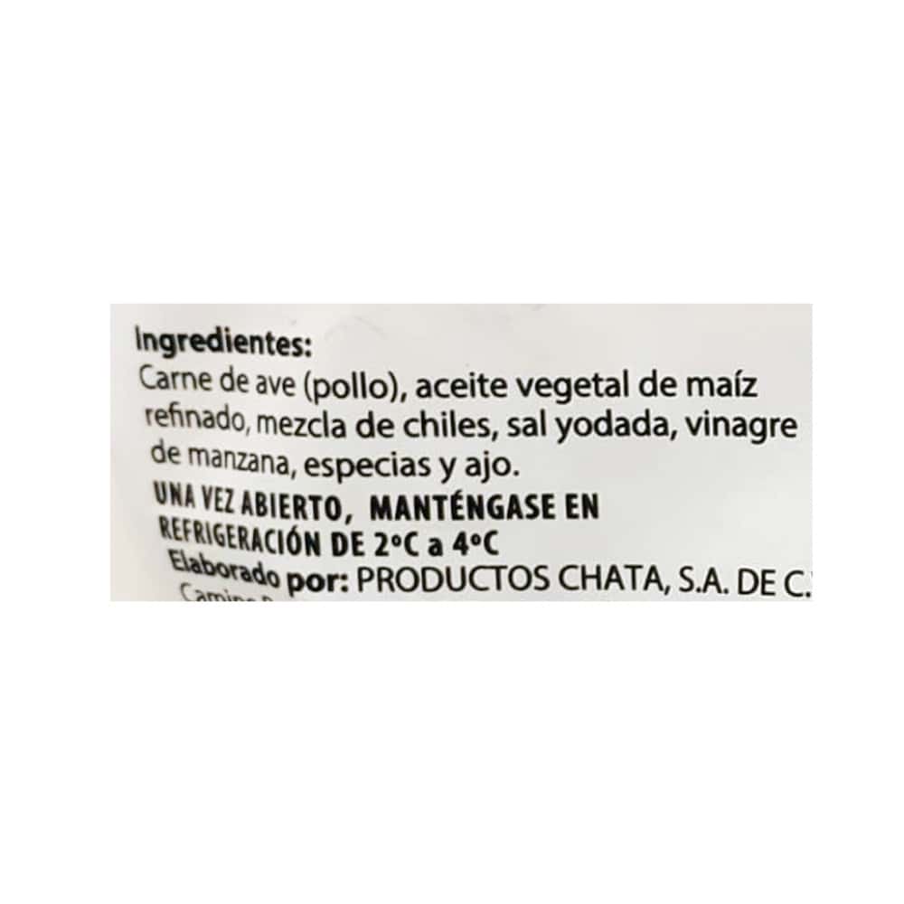 Carne 100% de pollo condimentada Chilorio Chata (215 g / 7.58 oz) - Miniatura 3