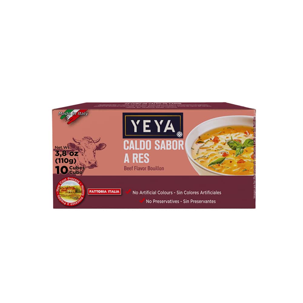 Caldo sabor a res YEYA (110 g / 3.8 oz) - Miniatura 1