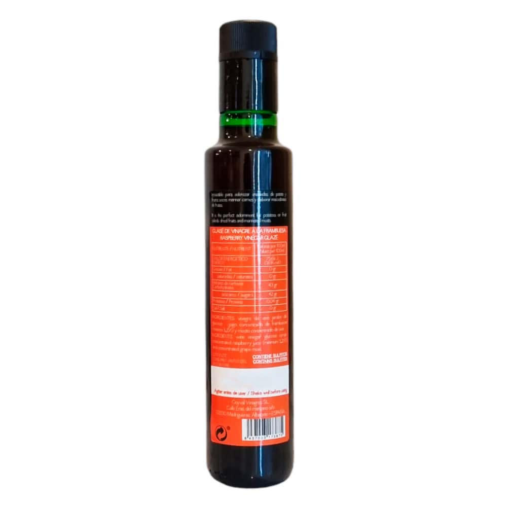 Glase de vinagre a la frambuesa Yuca´s (250 ml) - Miniatura 2