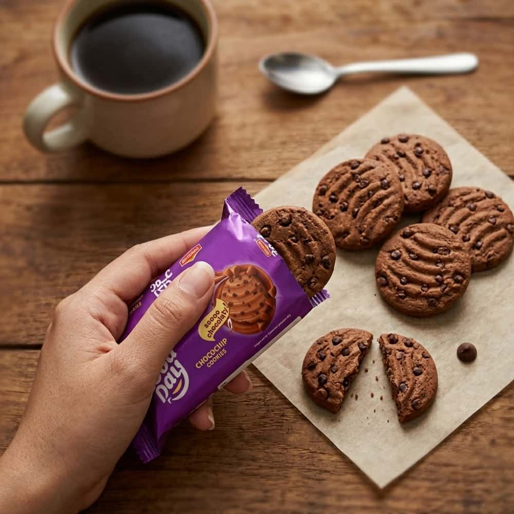 Galletas con chispas de chocolate Britannia Good Day (44 g / 1.55 oz) - Miniatura 4