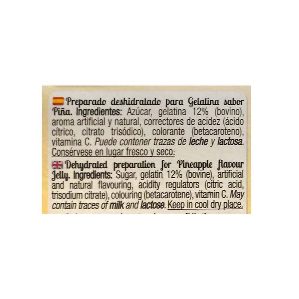 Gelatina sabor piña Calnort (170 g / 6 oz) - Miniatura 3