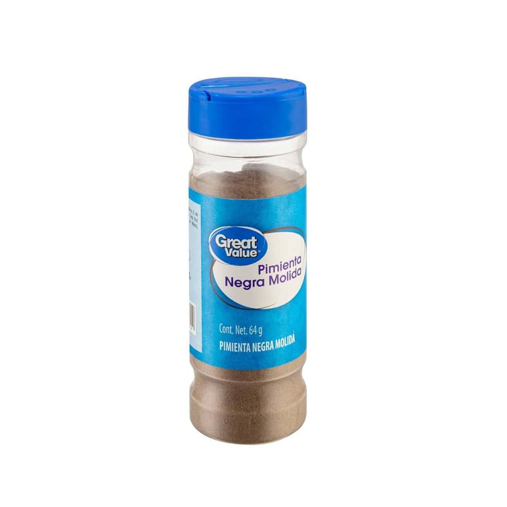 Pimienta negra molida Great Value (64 g / 2.2 oz) - Miniatura 1
