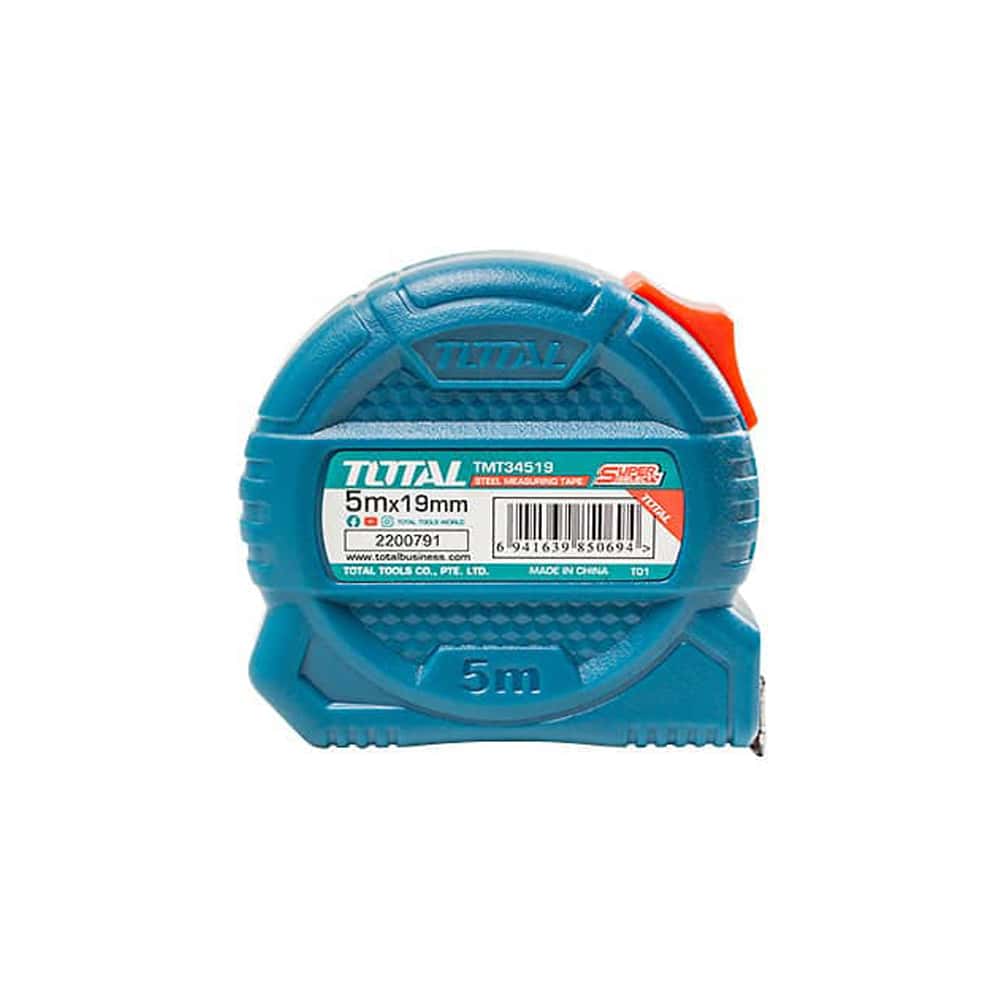 Cinta métrica de acero de 5 m TMT34519 Total Tools - Miniatura 1