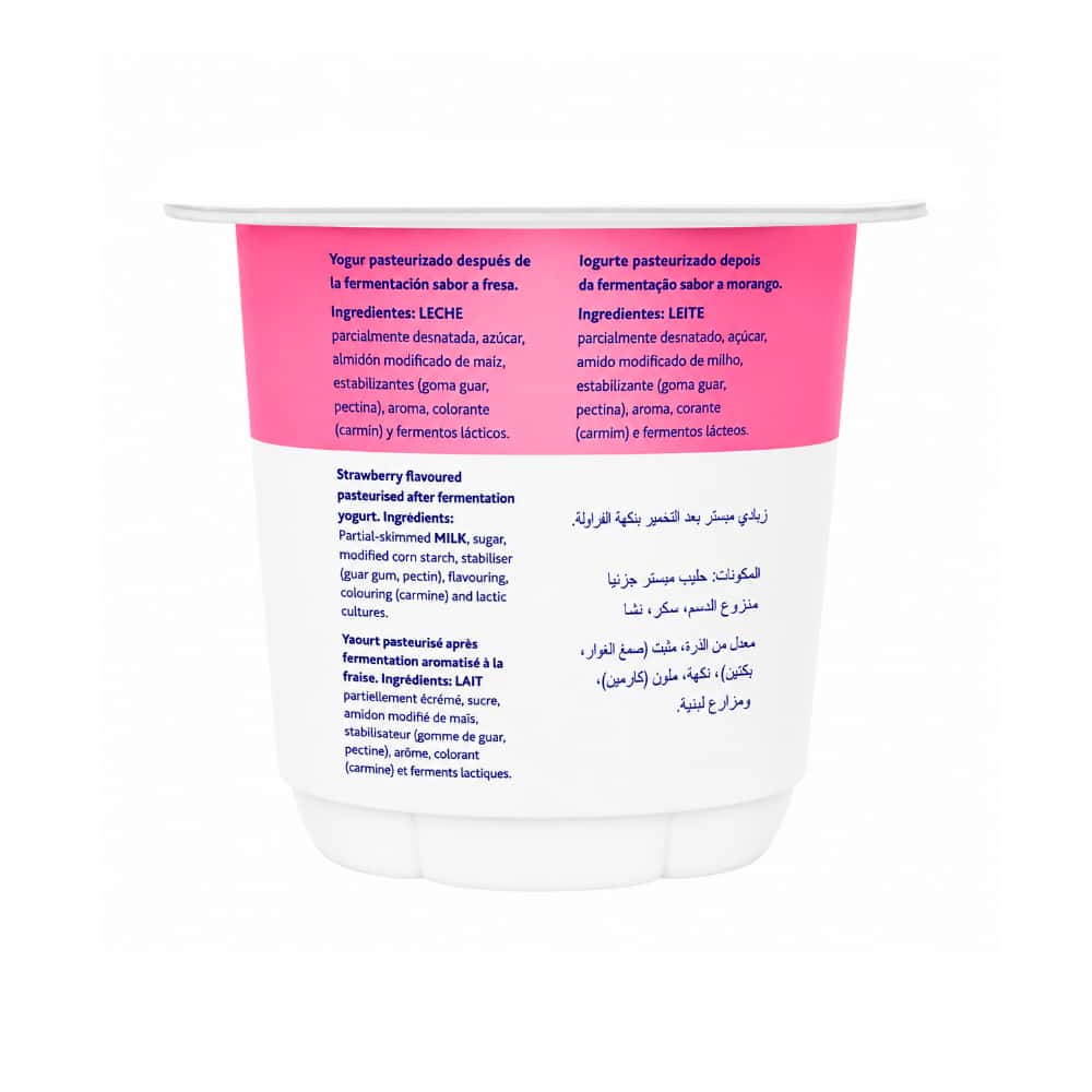 Yogur pasteurizado con sabor a fresa Me Milk (8 x 120 g / 4.23 oz) - Miniatura 3
