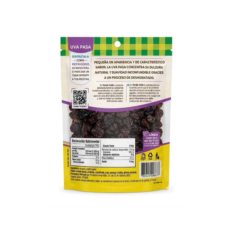 Uva pasa Verde Valle (150 g / 5.3 oz) - Miniatura 4