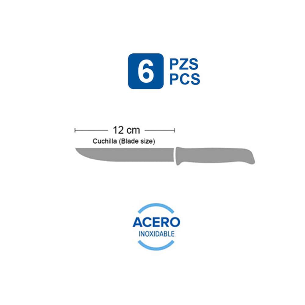 Juego de 6 cuchillos de mesa Excalibur - Miniatura 4