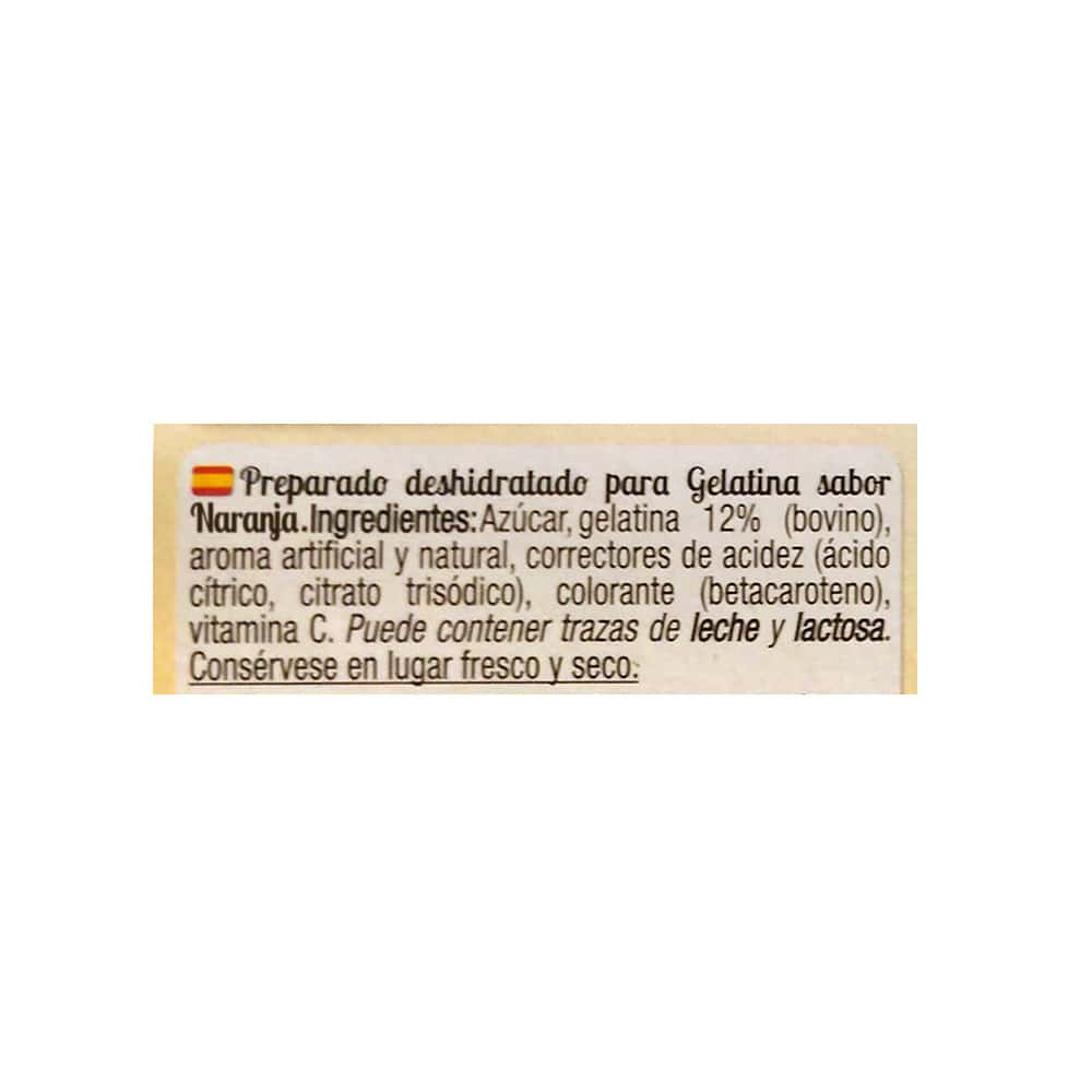 Gelatina sabor naranja Calnort (170 g / 6 oz) - Miniatura 3