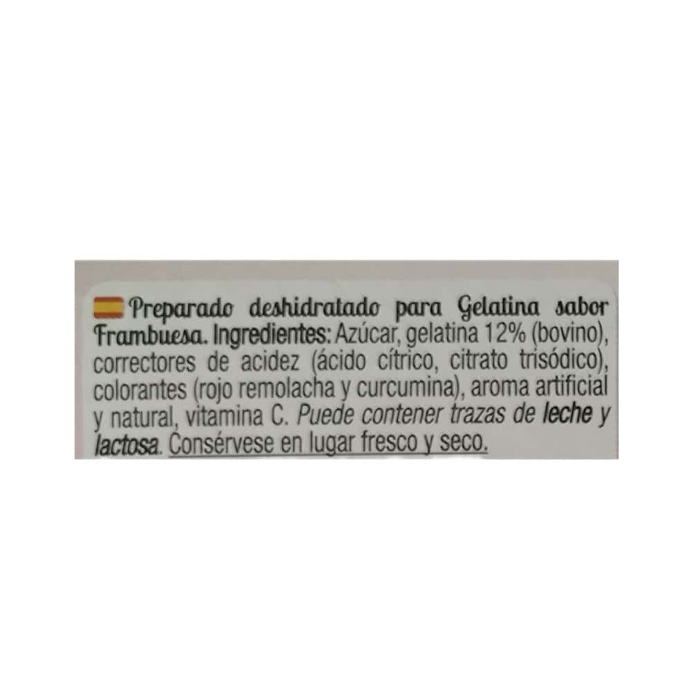 Gelatina sabor frambuesa Calnort (170 g / 6 oz) - Miniatura 3