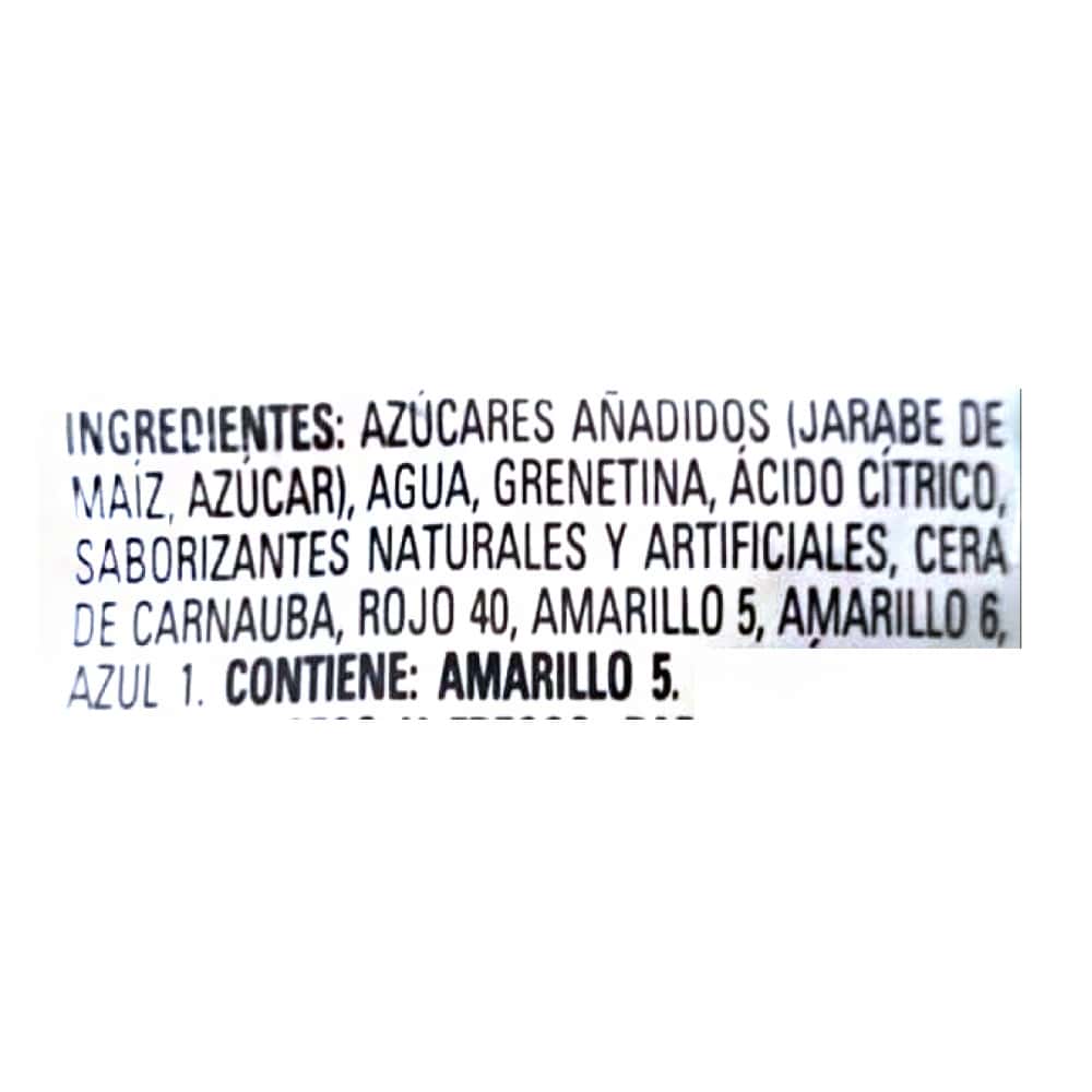 Gomita de sabores frutales Panditas Ricolino (15 g) - Miniatura 3