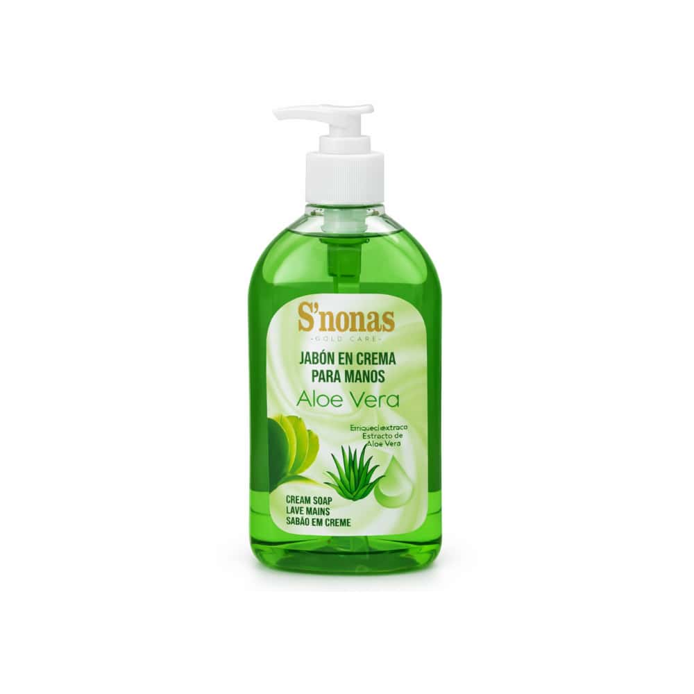 Jabón dosificador áloe vera S'nonas (500 ml) - Miniatura 1