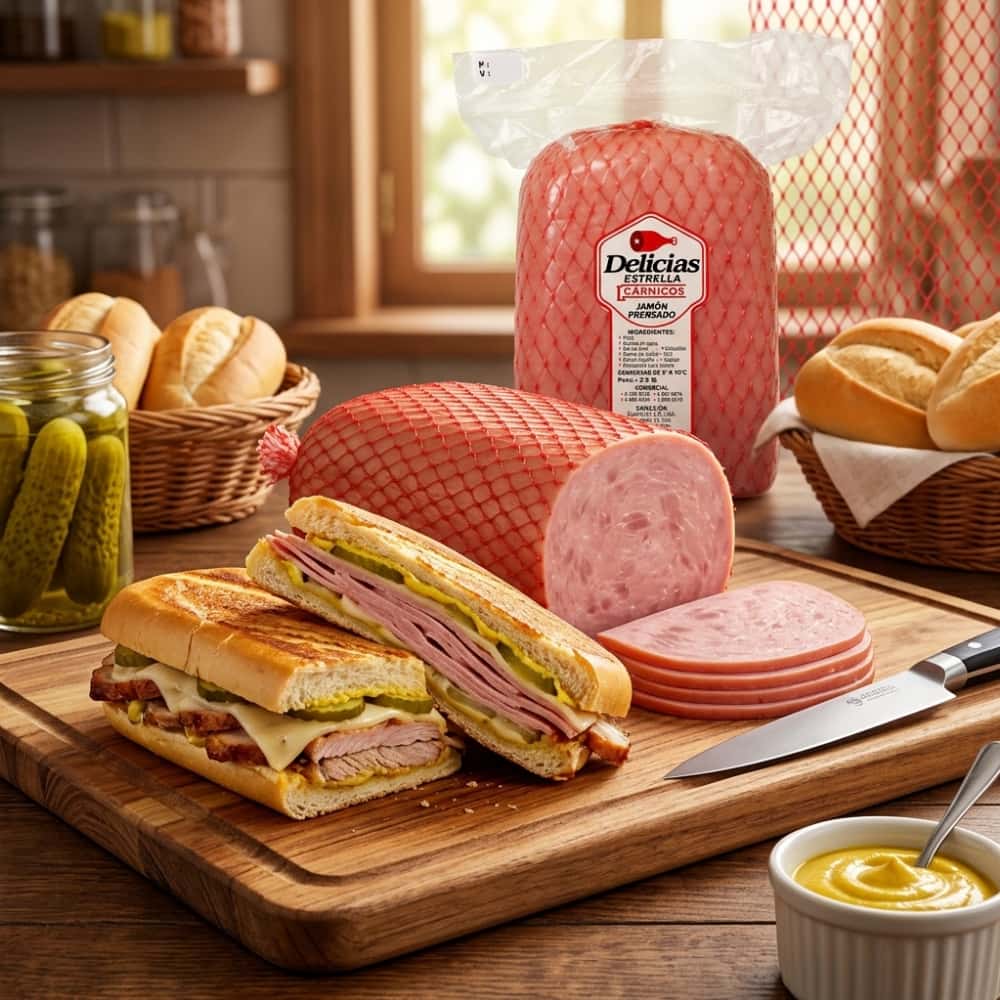Jamón prensado malla roja Delicias Estrella (1.36 kg / 3 lb) - Miniatura 4