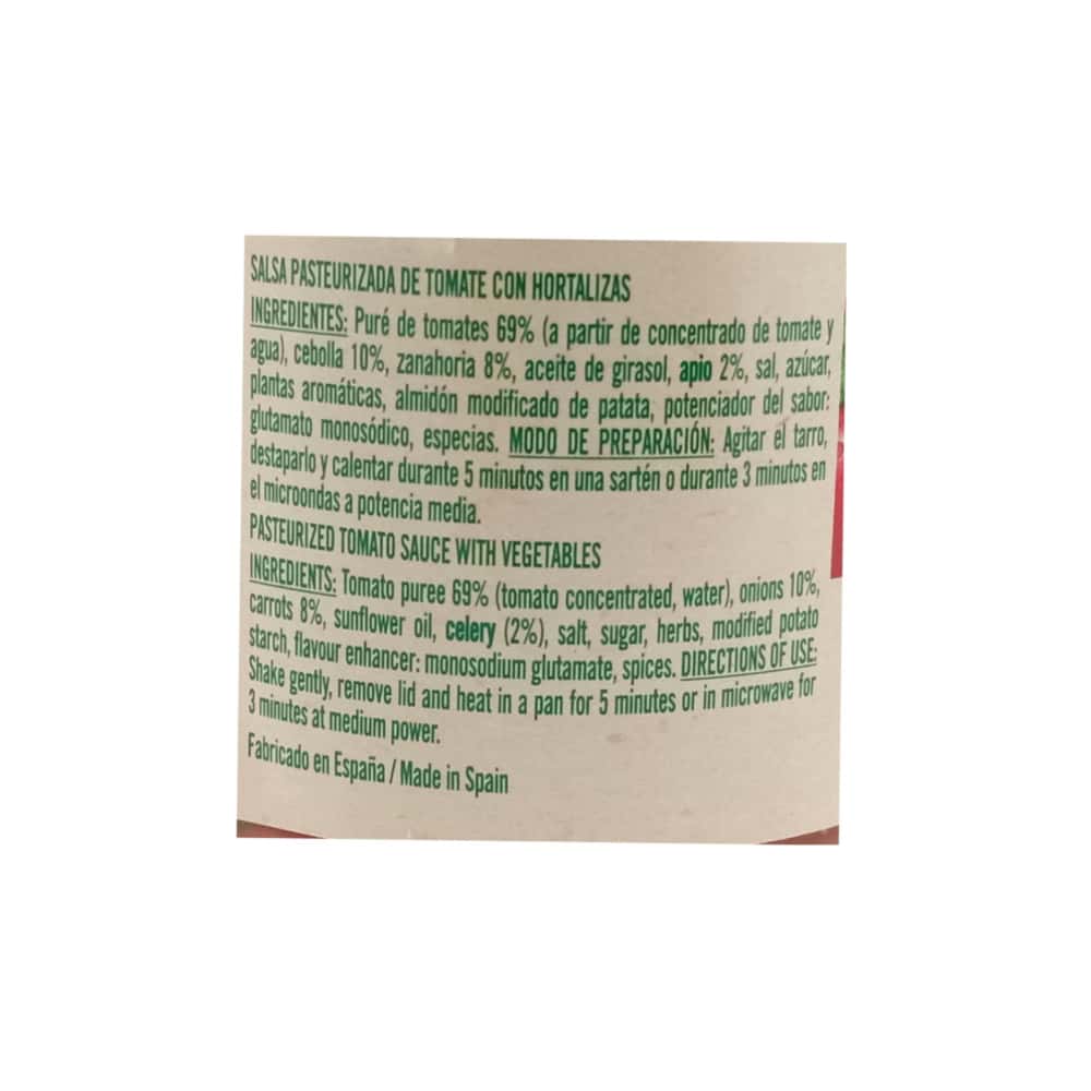 Salsa napolitana Gallo (230 g / 8.11 oz) - Miniatura 3