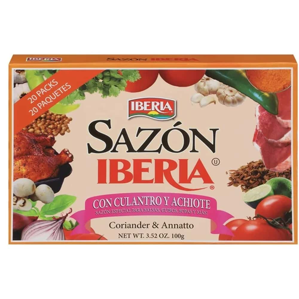 Sazón con culantro y achiote Iberia (100 g / 3.52 oz) - Miniatura 1