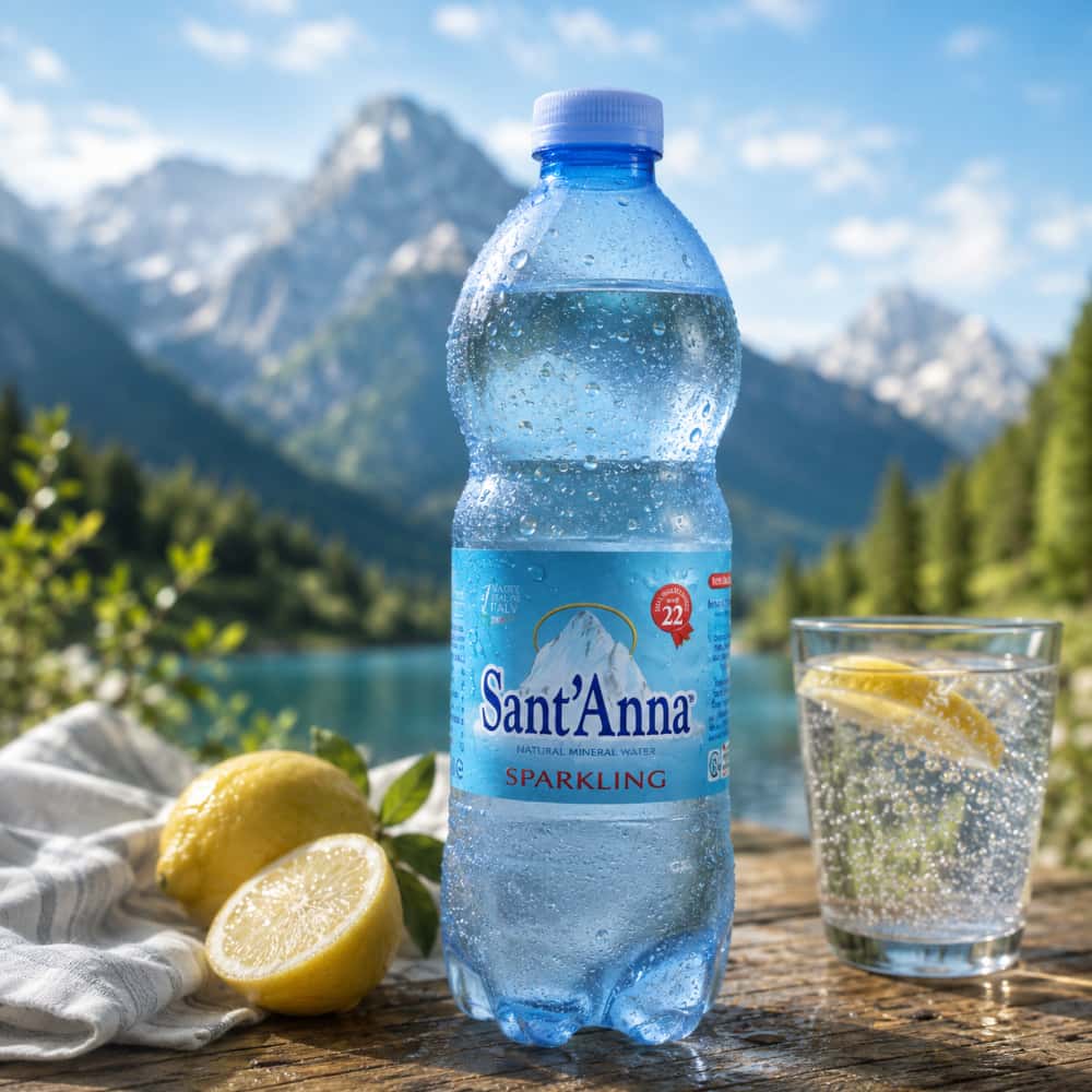 Agua mineral natural con gas Sant'Anna (500 ml) - Miniatura 4