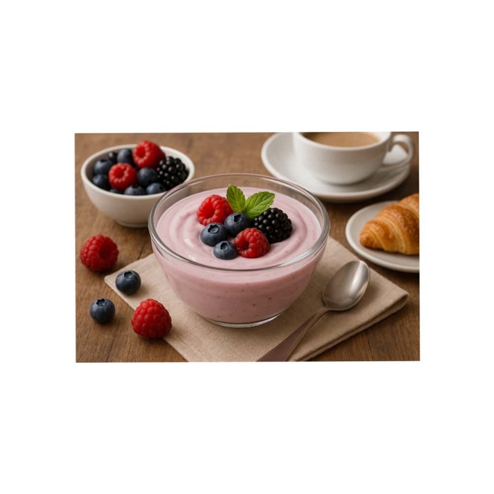 Yogurt probiótico de coágulo sabor frutos del bosque Alask (1 L) - Miniatura 3