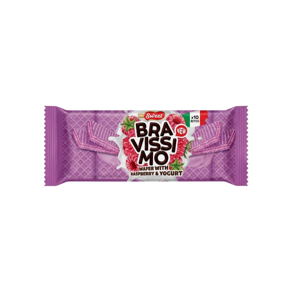 Sorbetos sabor frambuesas y yogurt Bravissimo ProSweet (50 g / 1.76 oz) - Miniatura 1