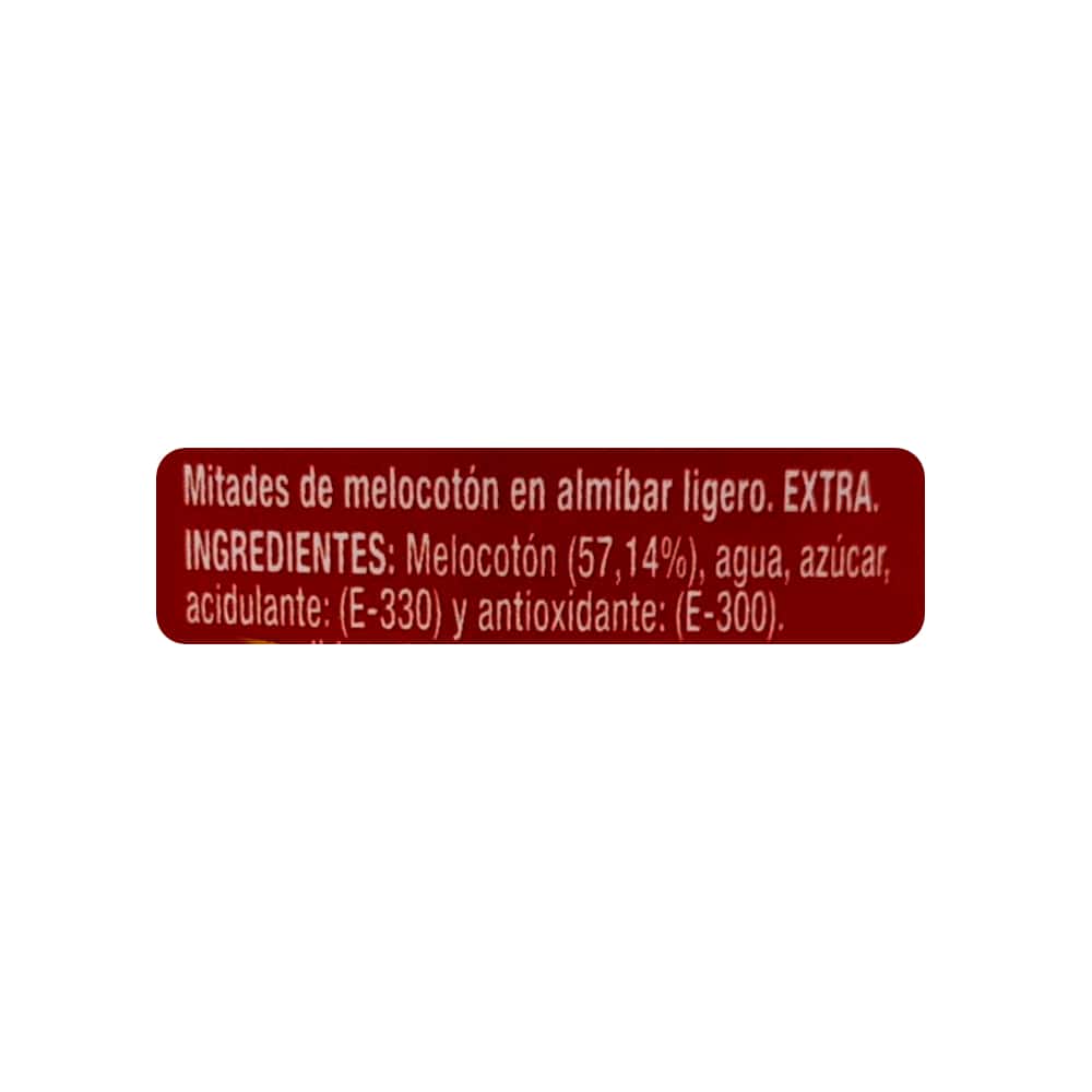 Mitades de melocotón en almíbar ligero extra Gourmet (420 g / 14.81 oz) - Miniatura 3