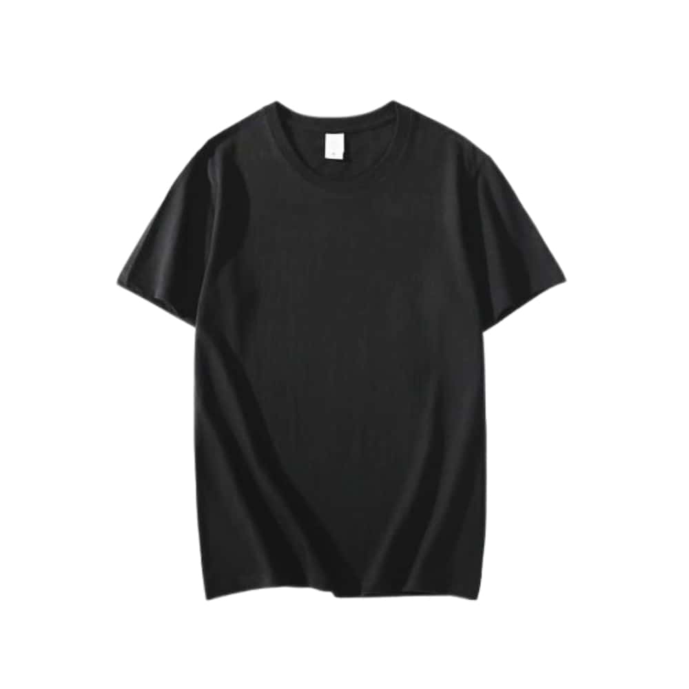 Camiseta negra de cuello redondo para hombre Torbex (Talla M) - Miniatura 1