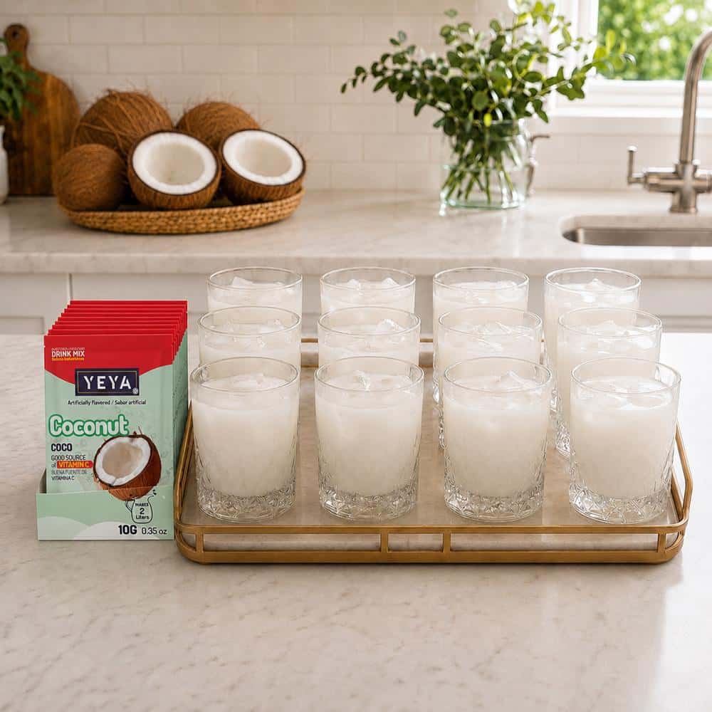 Refresco instantáneo sabor coco YEYA (26 x 10 g / 0.35 oz) - Miniatura 3