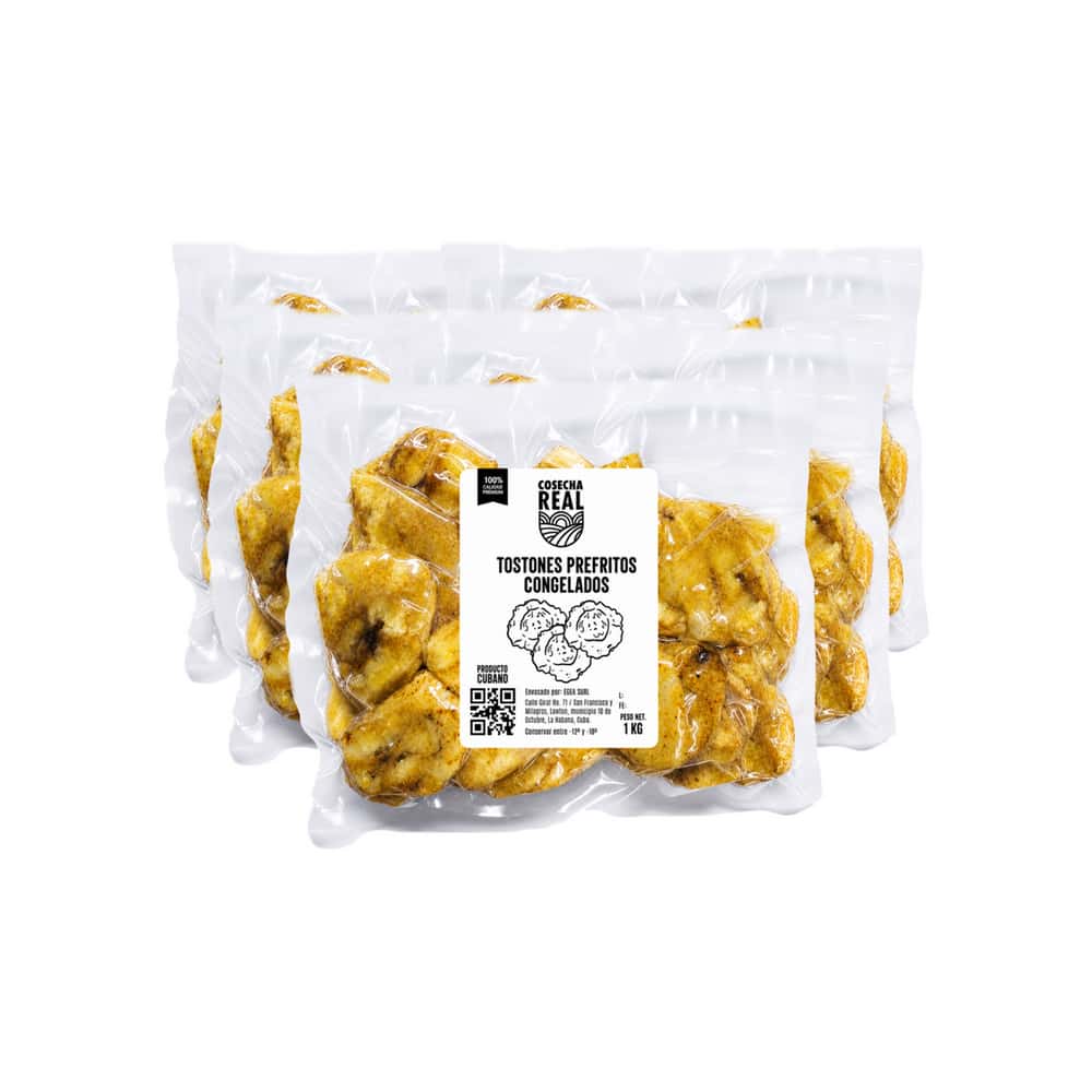 Tostones prefritos congelados Cosecha Real (5 x 1 kg / 2.2 lb) - Miniatura 1