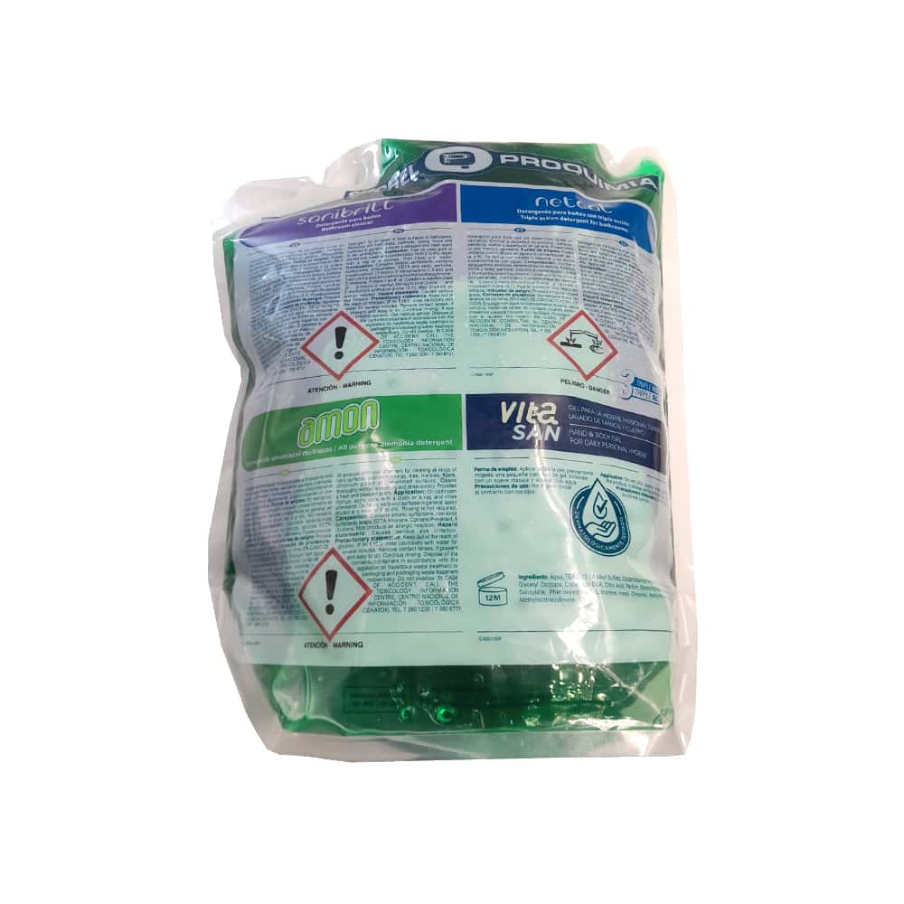Detergente amoniacal multiusos Suchel Proquimia Amon (5 kg / 11.02 lb) - Miniatura 2