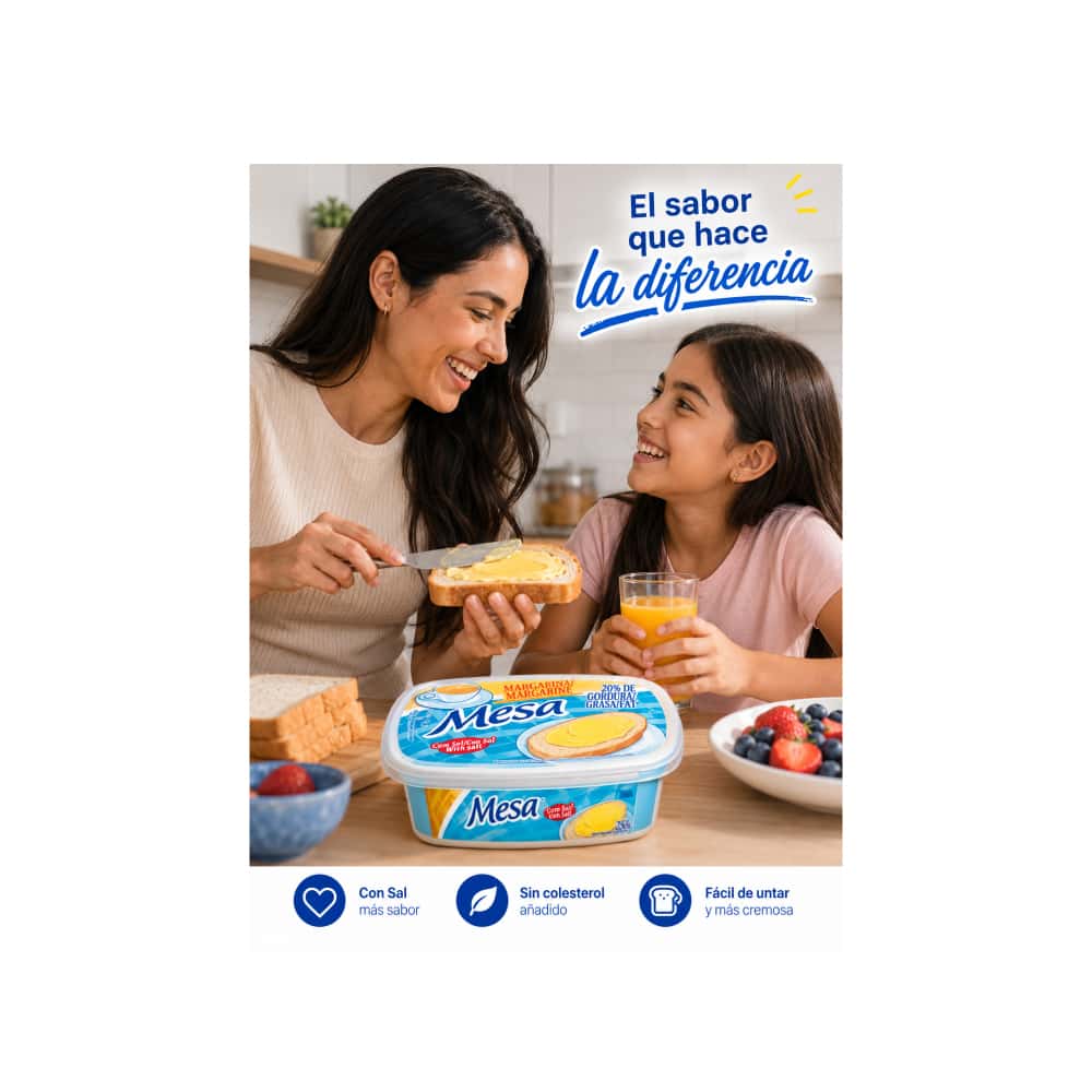 Margarina con sal Mesa (250 g / 8.8 oz) - Miniatura 5