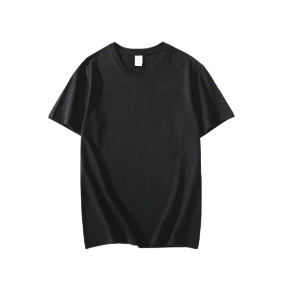 Camiseta negra de cuello redondo para hombre Torbex (Talla XL) - Miniatura 1
