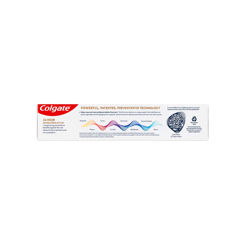 Pasta dental blanqueadora prevención activa Colgate Total (144 g / 5.1 oz) - Miniatura 2