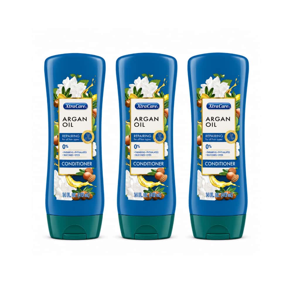 Acondicionador reparador con aceite de argán XtraCare (3 x 413 ml) - Miniatura 1