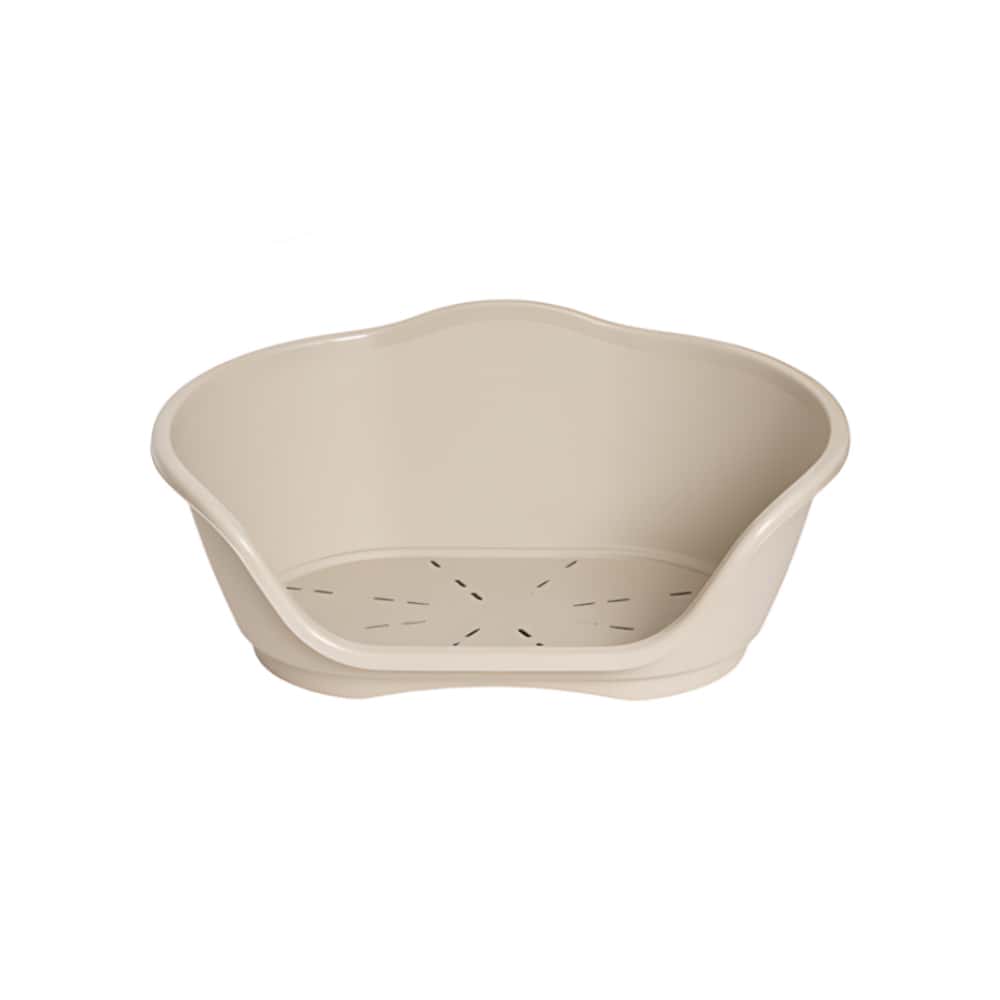 Cuna de plástico color beige para mascotas de 65 cm x 41 cm Casa y Menaje - Miniatura 1