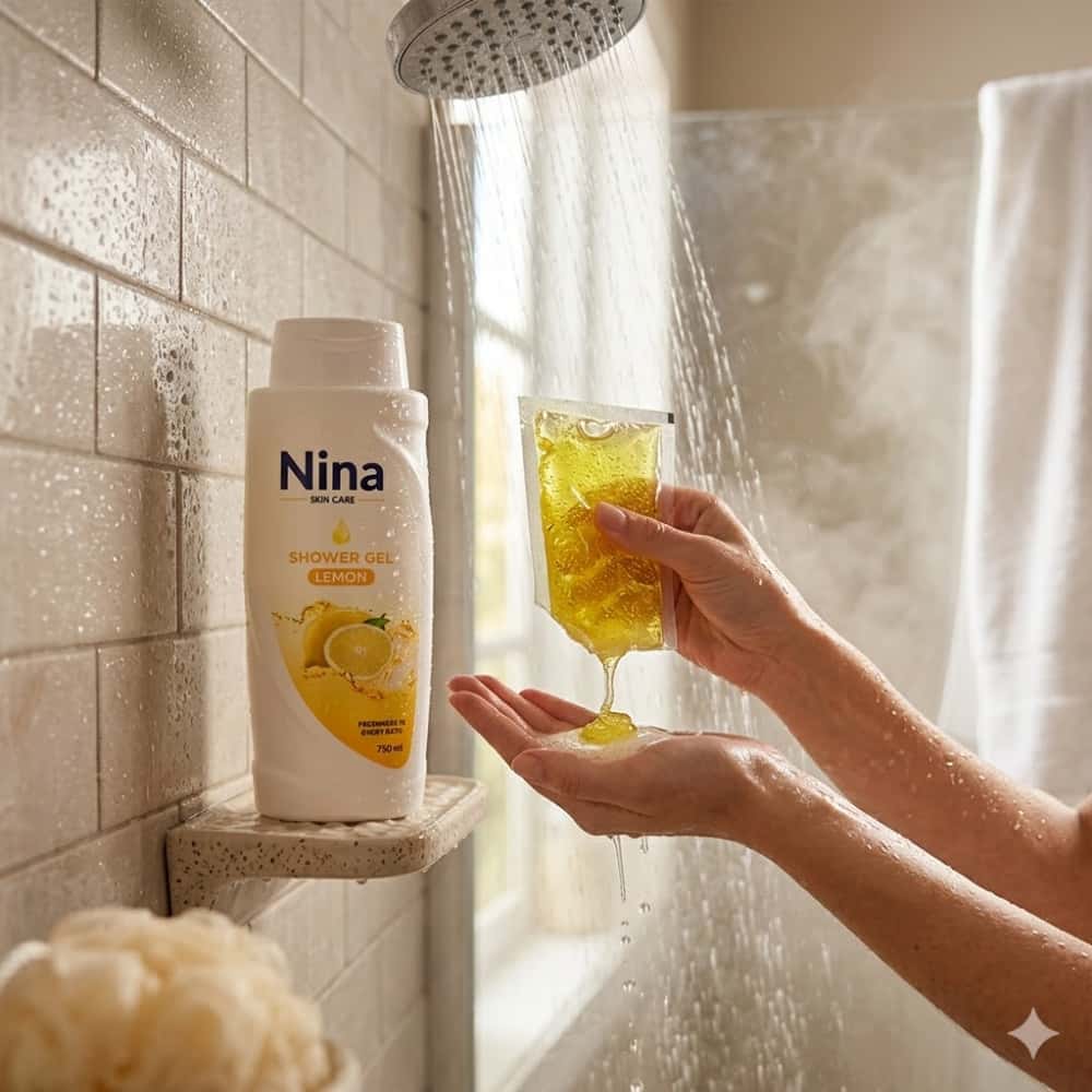 Gel para ducha aroma limón Nina (750 ml) - Miniatura 3