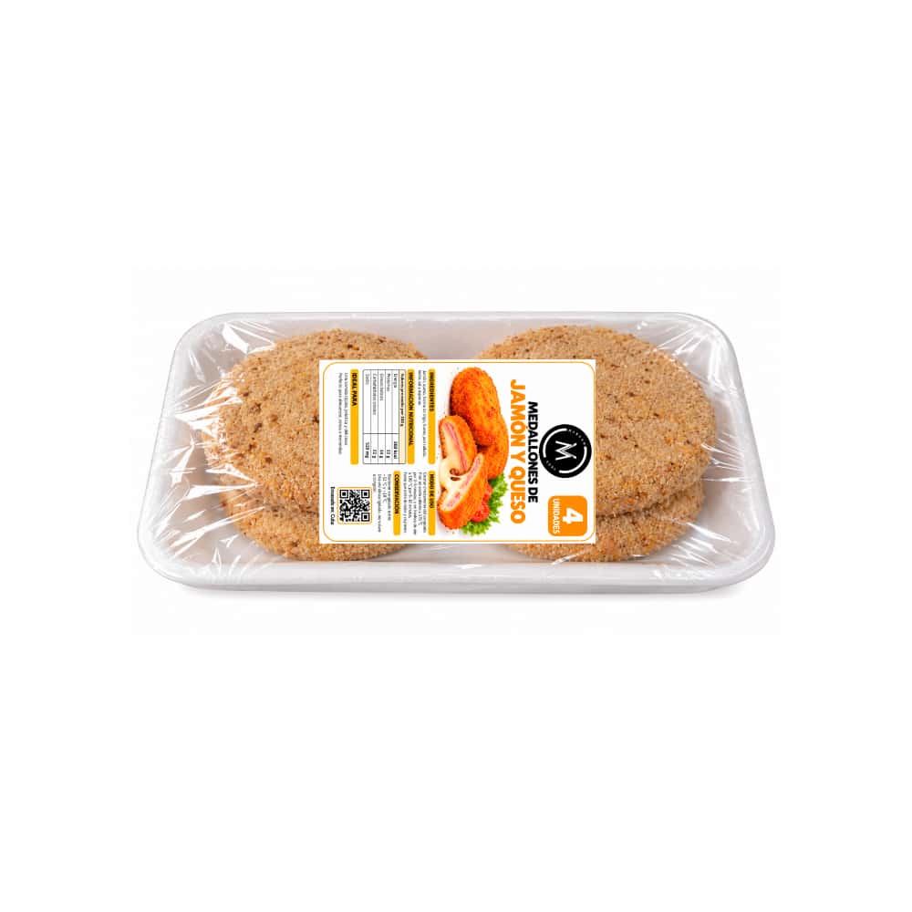 Medallones de jamón y queso PDL LMC (4 x 100 g) - Miniatura 2