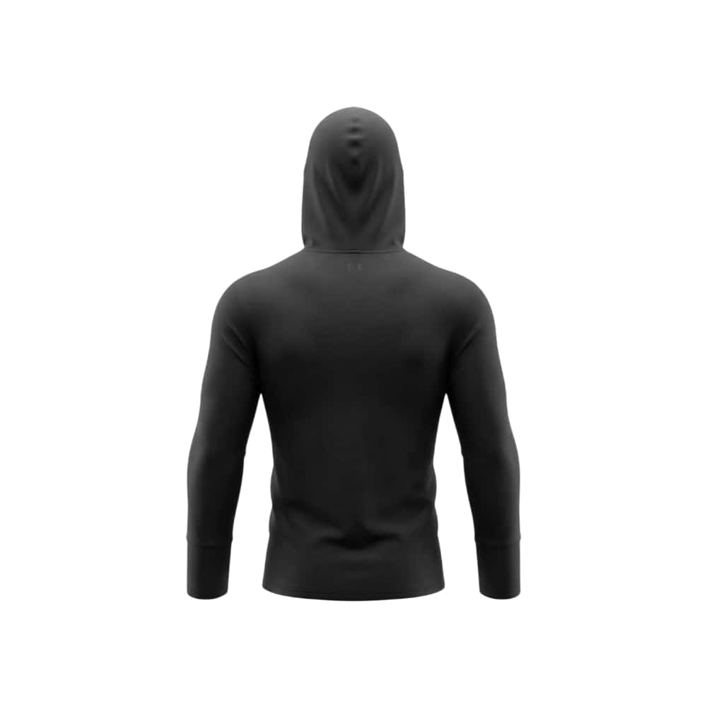 Enguatada deportiva negra de mangas largas con capucha Torbex (Talla única) - Miniatura 2