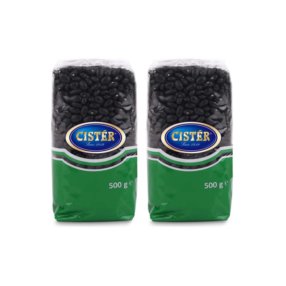 Frijoles negros Cister (2 x 500 g / 1.10 lb) - Miniatura 1