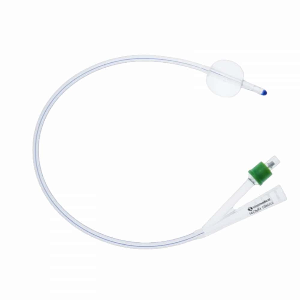 Catéter Foley 2 vías de silicona 14 fr 10 ml - Miniatura 1