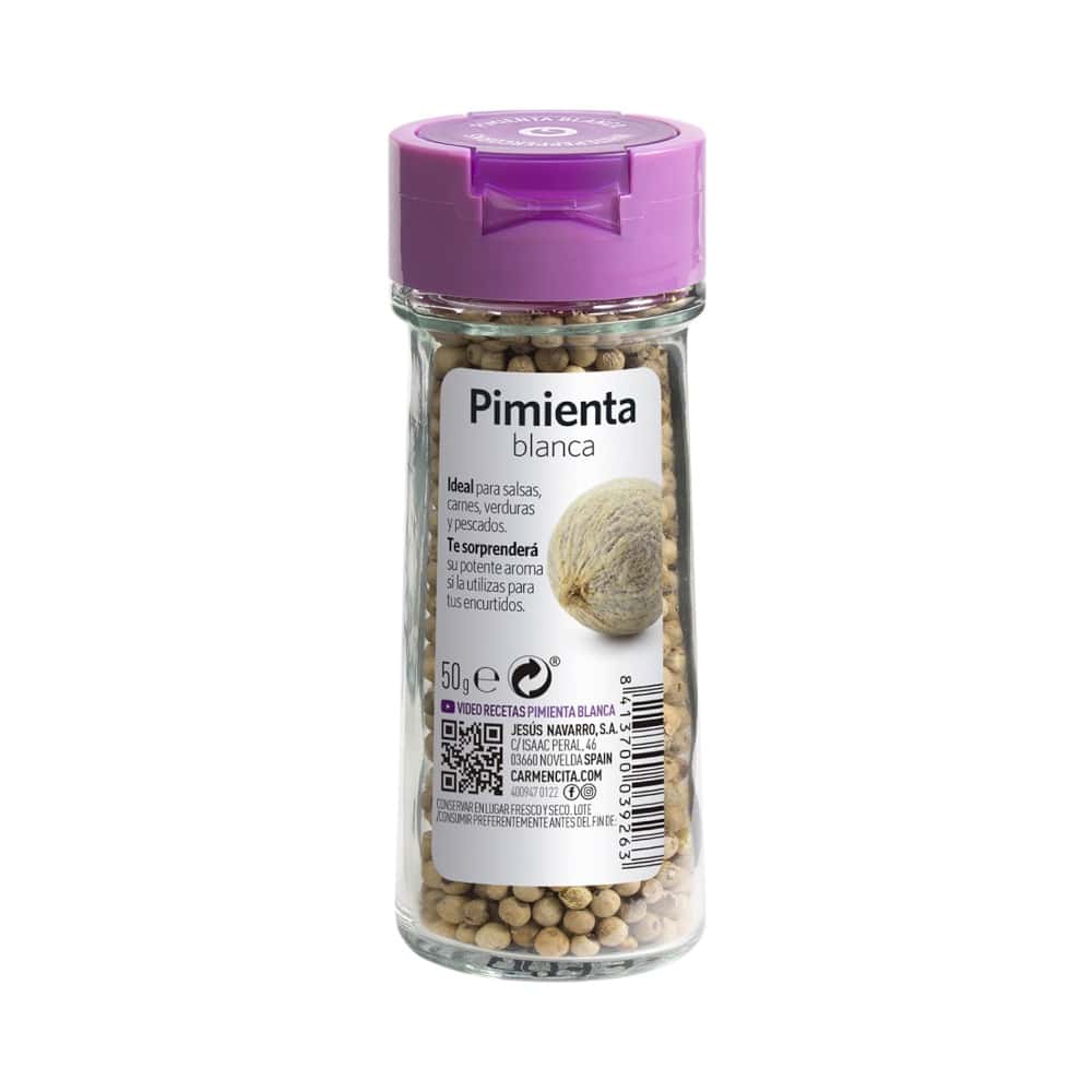 Pimienta blanca en grano Carmencita (50 g / 1.76 oz) - Miniatura 2