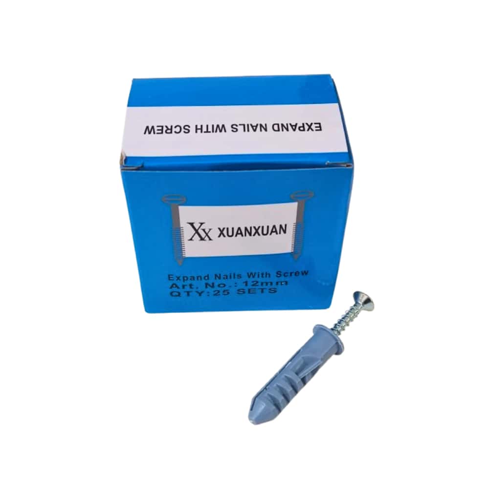Expansiones para pared - 12 mm - Xuanxuan (25 U) - Miniatura 2
